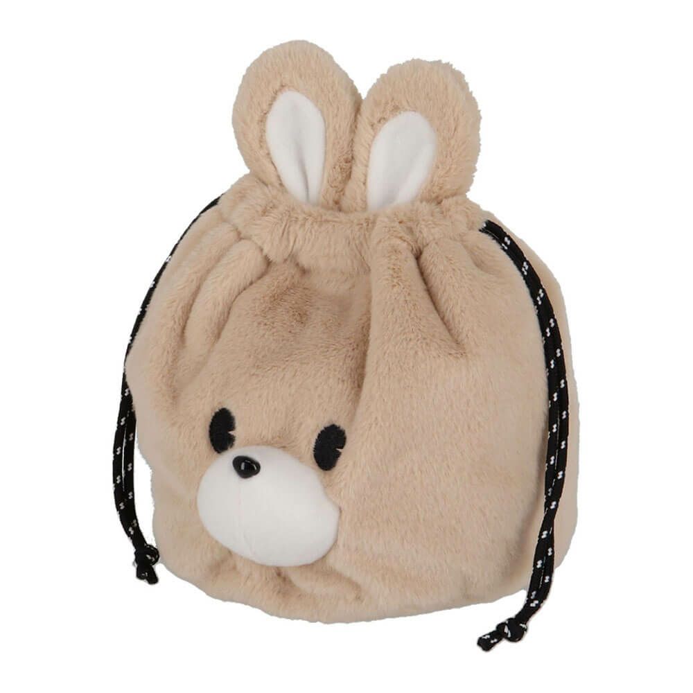 ジャックバニー Jack Bunny!!　うさぎ 巾着 ポーチ 262-5184503 040 ベージュ　2025年モデル ベージュ