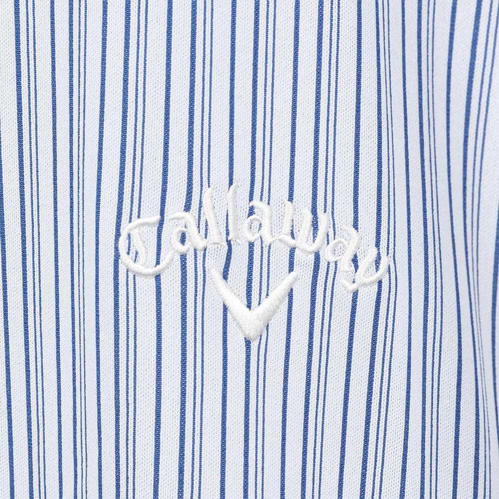 キャロウェイ Callaway　メンズ ストライプ ジャカード 半袖 ポロシャツ C25134107　2025年モデル 詳細8