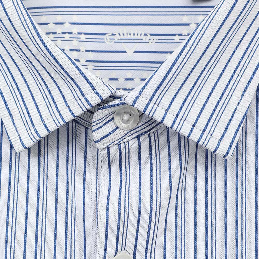 キャロウェイ Callaway　メンズ ストライプ ジャカード 半袖 ポロシャツ C25134107　2025年モデル 詳細9