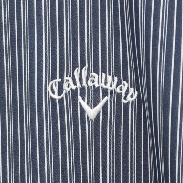 キャロウェイ Callaway　メンズ ストライプ ジャカード 半袖 ポロシャツ C25134107　2025年モデル 詳細16