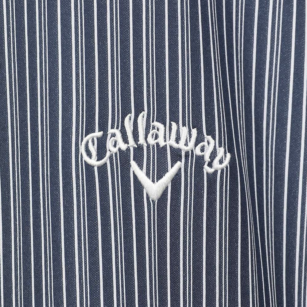 キャロウェイ Callaway　メンズ ストライプ ジャカード 半袖 ポロシャツ C25134107　2025年モデル 詳細16