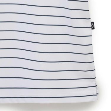 キャロウェイ Callaway　メンズ ボーダープリント 半袖 モックネックシャツ C25134109　2025年モデル 詳細9