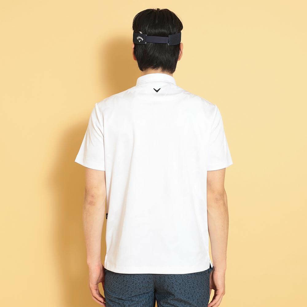 キャロウェイ Callaway　メンズ フラワージャカード 半袖 ポロシャツ C25134115　2025年モデル 詳細3