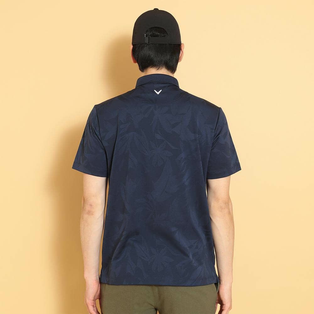 キャロウェイ Callaway　メンズ フラワージャカード 半袖 ポロシャツ C25134115　2025年モデル 詳細12