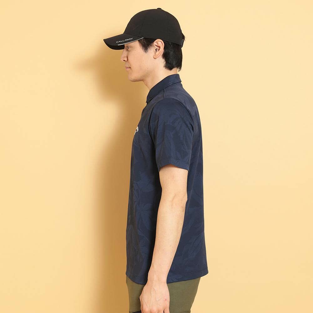 キャロウェイ Callaway　メンズ フラワージャカード 半袖 ポロシャツ C25134115　2025年モデル 詳細13