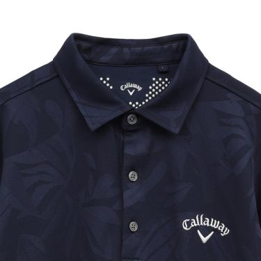 キャロウェイ Callaway　メンズ フラワージャカード 半袖 ポロシャツ C25134115　2025年モデル 詳細14