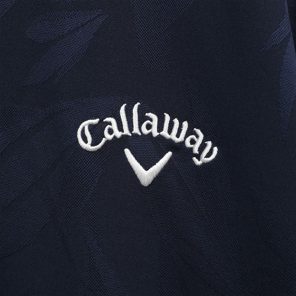 キャロウェイ Callaway　メンズ フラワージャカード 半袖 ポロシャツ C25134115　2025年モデル 詳細17