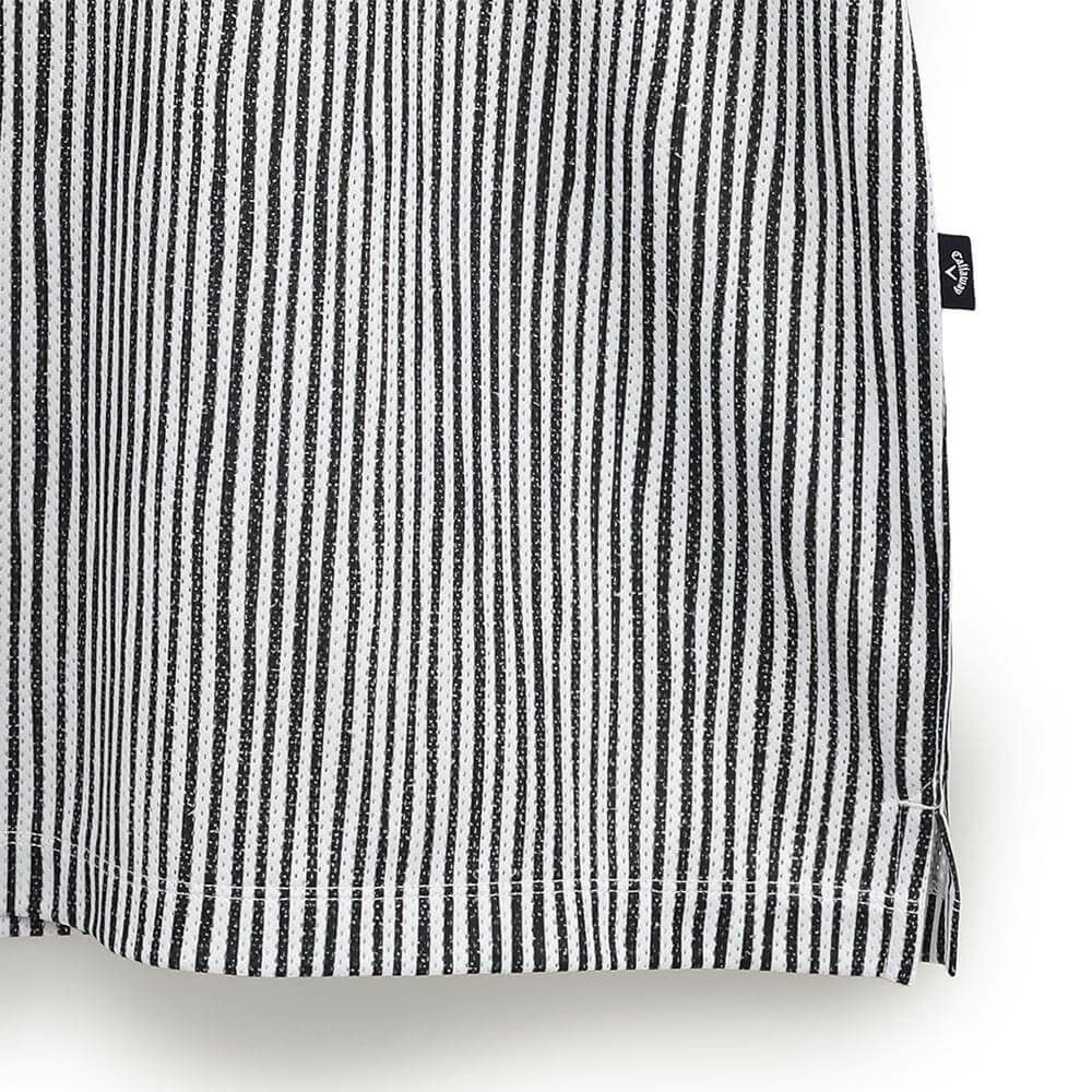 キャロウェイ Callaway　メンズ かざあなメッシュ ストライププリント 半袖 ポロシャツ C25134118　2025年モデル 詳細7