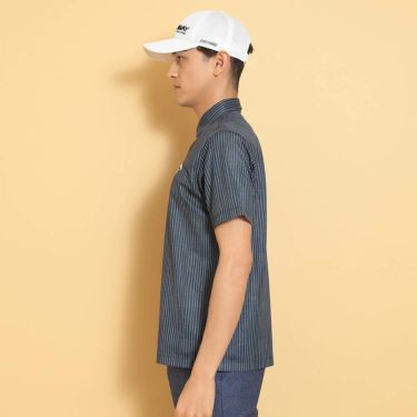 キャロウェイ Callaway　メンズ かざあなメッシュ ストライププリント 半袖 ポロシャツ C25134118　2025年モデル 詳細13