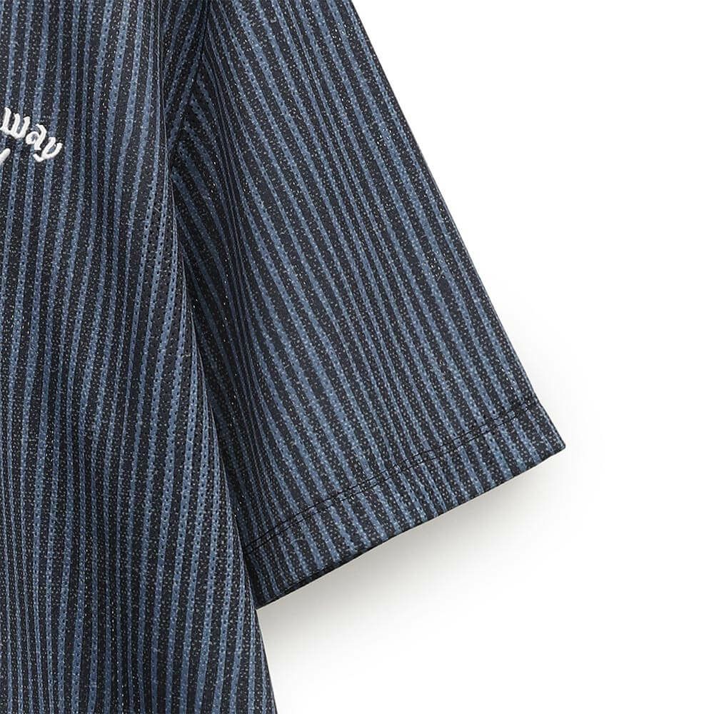 キャロウェイ Callaway　メンズ かざあなメッシュ ストライププリント 半袖 ポロシャツ C25134118　2025年モデル 詳細15