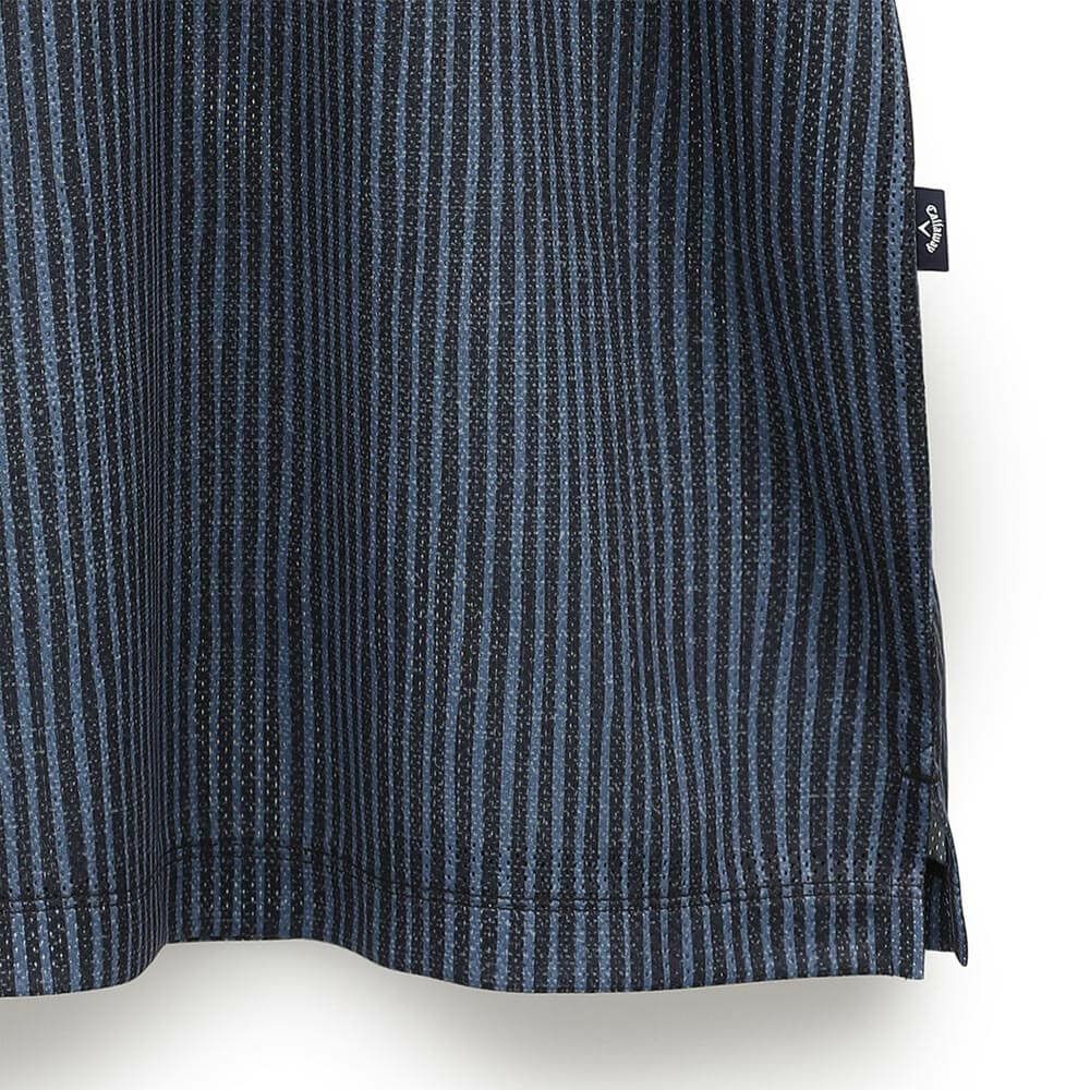 キャロウェイ Callaway　メンズ かざあなメッシュ ストライププリント 半袖 ポロシャツ C25134118　2025年モデル 詳細16