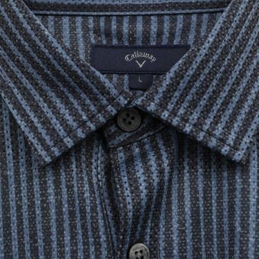 キャロウェイ Callaway　メンズ かざあなメッシュ ストライププリント 半袖 ポロシャツ C25134118　2025年モデル 詳細18