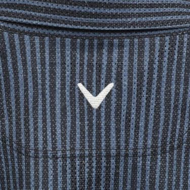 キャロウェイ Callaway　メンズ かざあなメッシュ ストライププリント 半袖 ポロシャツ C25134118　2025年モデル 詳細199