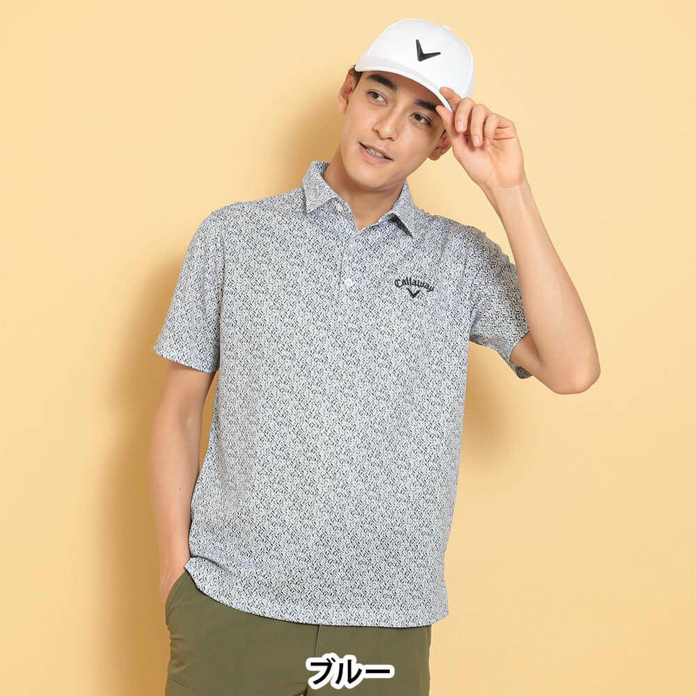 キャロウェイ Callaway　メンズ かざあなメッシュ ボタニカルプリント 半袖 ポロシャツ C25134119　2025年モデル 詳細8