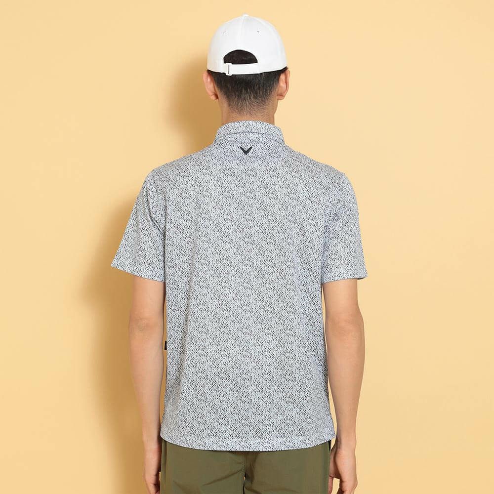 キャロウェイ Callaway　メンズ かざあなメッシュ ボタニカルプリント 半袖 ポロシャツ C25134119　2025年モデル 詳細9