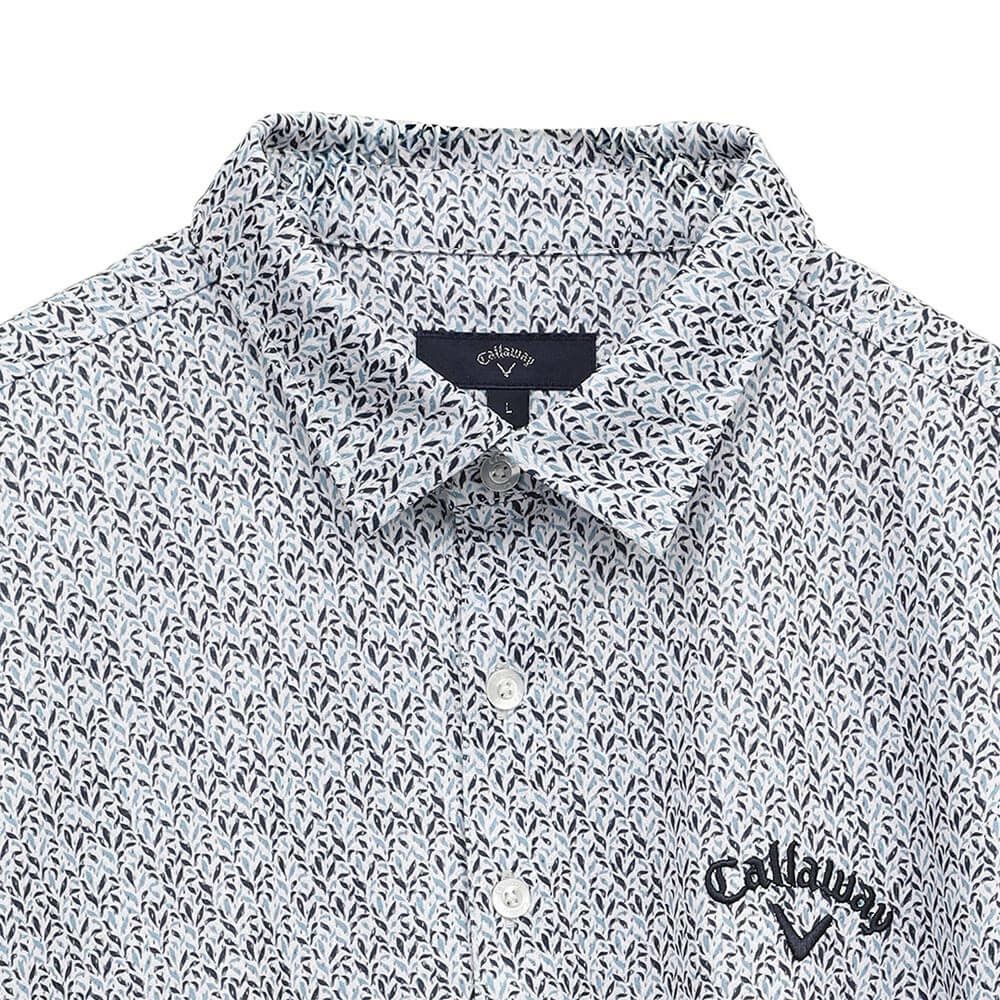 キャロウェイ Callaway　メンズ かざあなメッシュ ボタニカルプリント 半袖 ポロシャツ C25134119　2025年モデル 詳細11