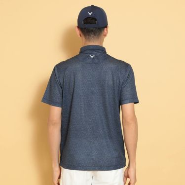 キャロウェイ Callaway　メンズ かざあなメッシュ ボタニカルプリント 半袖 ポロシャツ C25134119　2025年モデル 詳細15