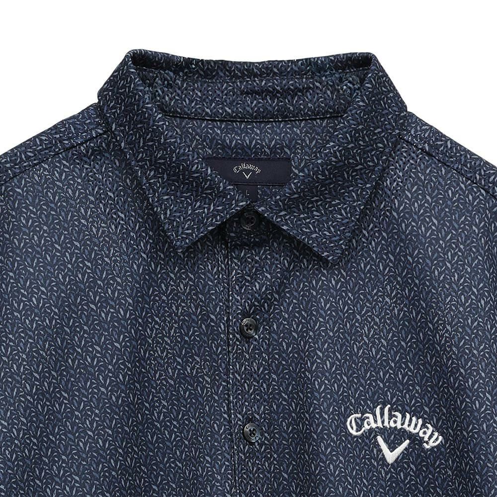 キャロウェイ Callaway　メンズ かざあなメッシュ ボタニカルプリント 半袖 ポロシャツ C25134119　2025年モデル 詳細17