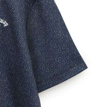 キャロウェイ Callaway　メンズ かざあなメッシュ ボタニカルプリント 半袖 ポロシャツ C25134119　2025年モデル 詳細18