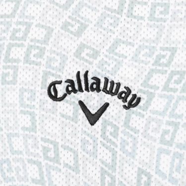 キャロウェイ Callaway　メンズ かざあなメッシュ ロゴプリント 半袖 ポロシャツ C25134120　2025年モデル 詳細6