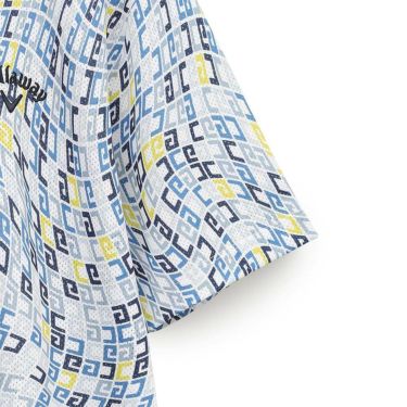 キャロウェイ Callaway　メンズ かざあなメッシュ ロゴプリント 半袖 ポロシャツ C25134120　2025年モデル 詳細10