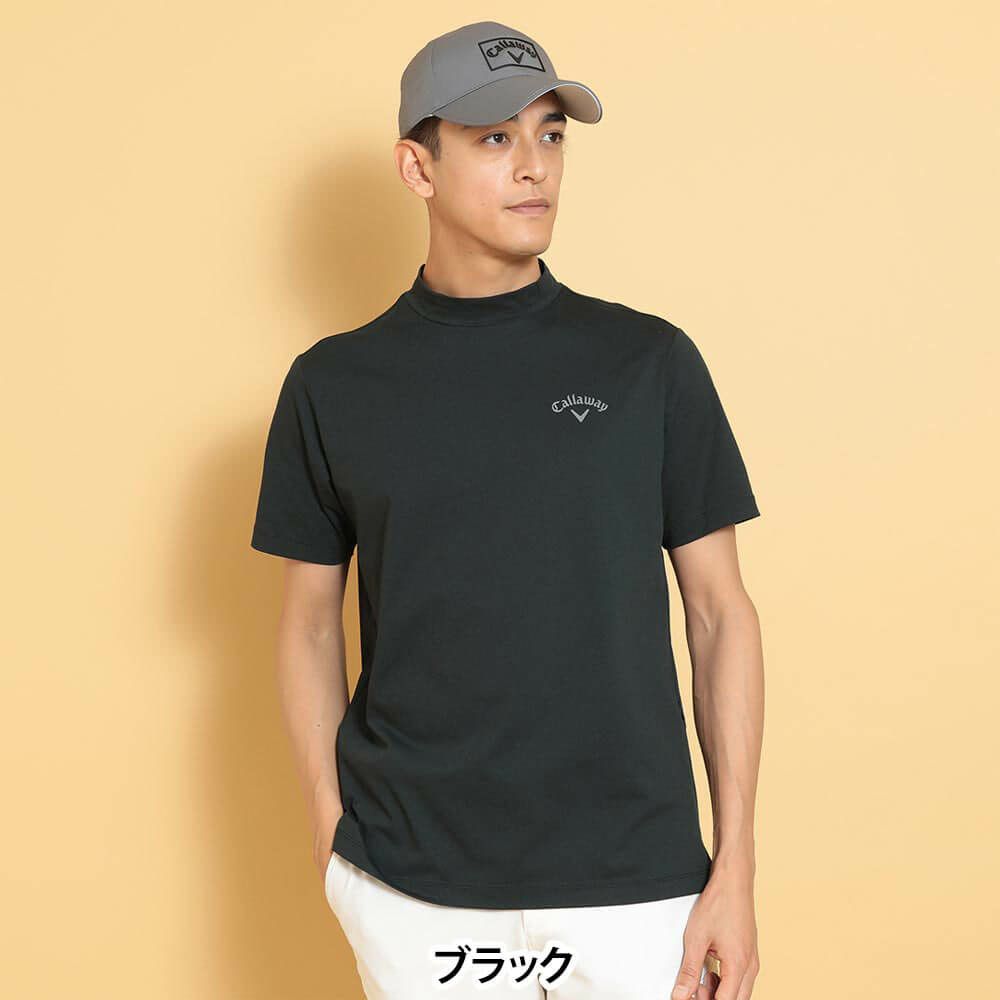 キャロウェイ Callaway　メンズ 天竺 バックプリント 半袖 モックネックシャツ C25134122　2025年モデル 詳細2