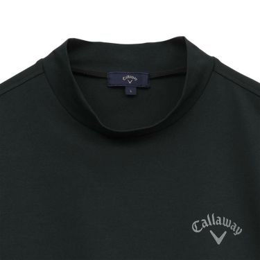 キャロウェイ Callaway　メンズ 天竺 バックプリント 半袖 モックネックシャツ C25134122　2025年モデル 詳細5