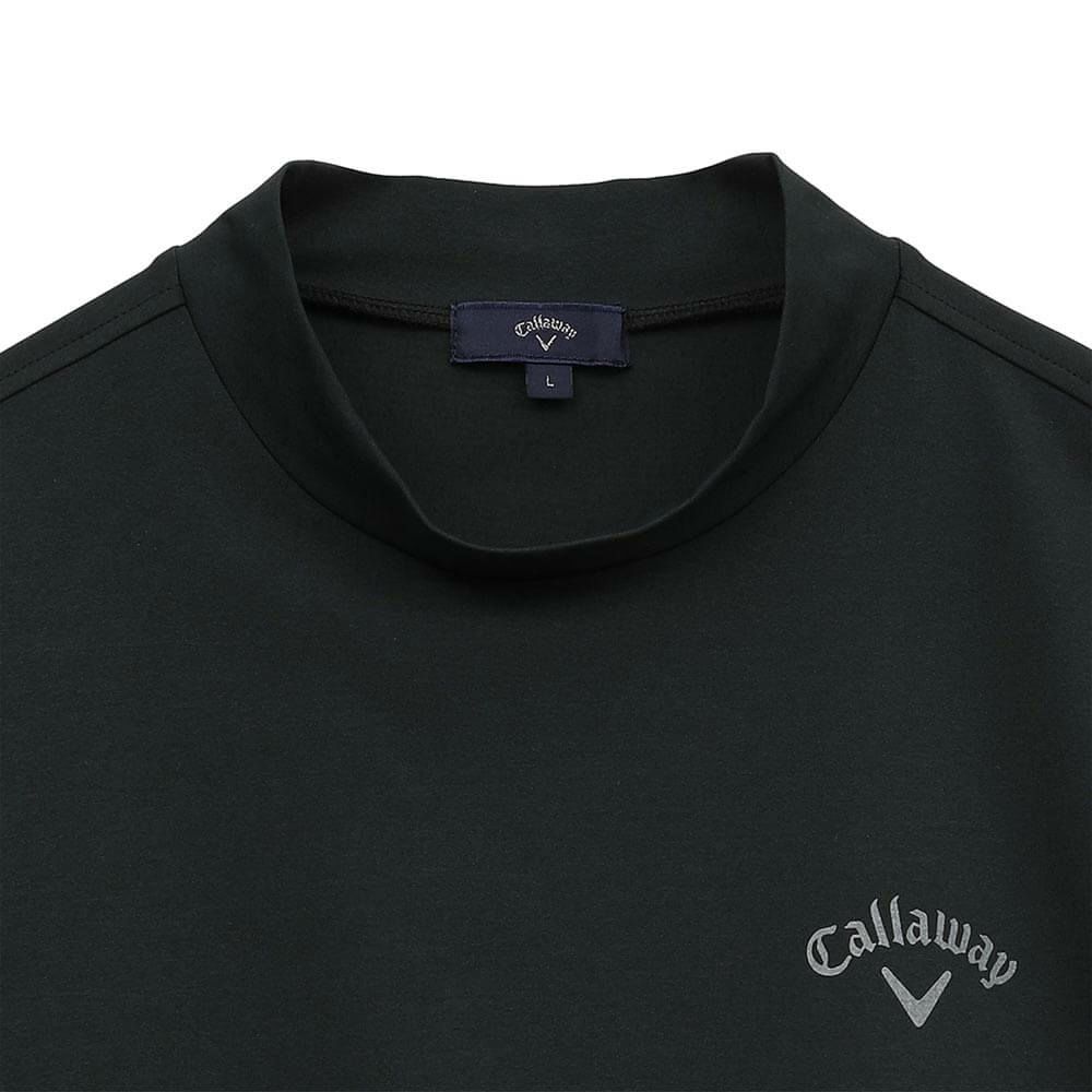 キャロウェイ Callaway　メンズ 天竺 バックプリント 半袖 モックネックシャツ C25134122　2025年モデル 詳細5