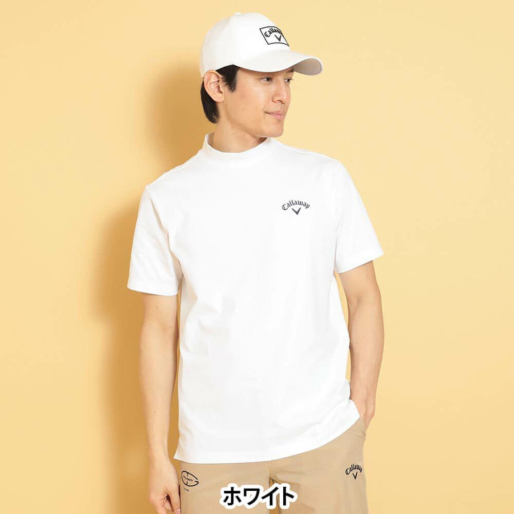 キャロウェイ Callaway　メンズ 天竺 バックプリント 半袖 モックネックシャツ C25134122　2025年モデル 詳細8