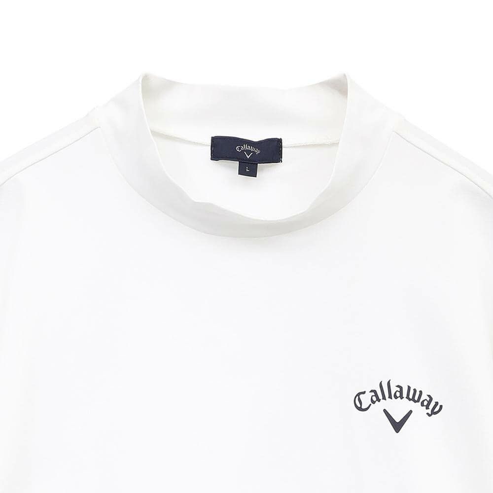 キャロウェイ Callaway　メンズ 天竺 バックプリント 半袖 モックネックシャツ C25134122　2025年モデル 詳細11