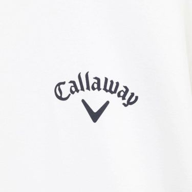 キャロウェイ Callaway　メンズ 天竺 バックプリント 半袖 モックネックシャツ C25134122　2025年モデル 詳細13