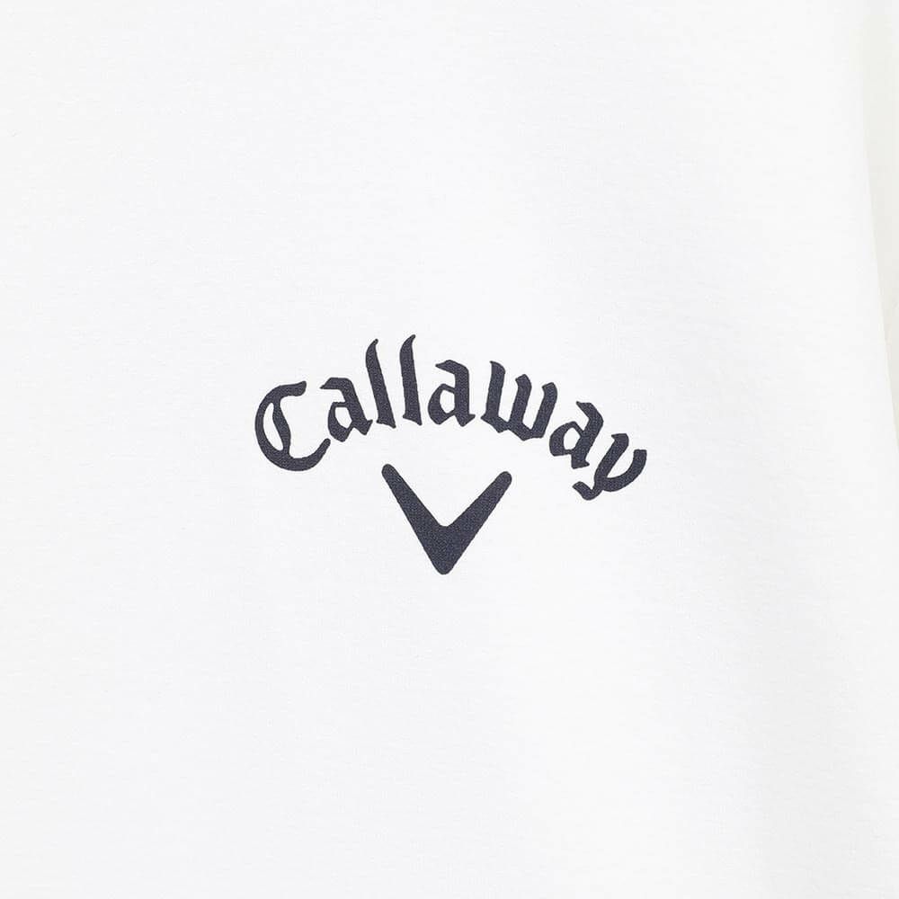 キャロウェイ Callaway　メンズ 天竺 バックプリント 半袖 モックネックシャツ C25134122　2025年モデル 詳細13
