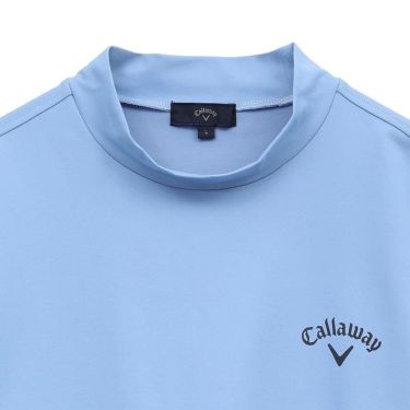 キャロウェイ Callaway　メンズ 天竺 バックプリント 半袖 モックネックシャツ C25134122　2025年モデル 詳細17