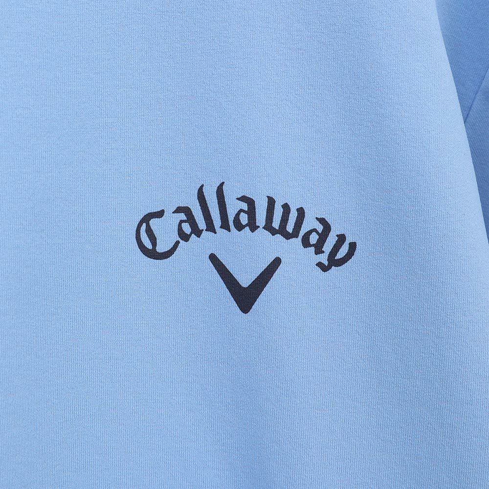 キャロウェイ Callaway　メンズ 天竺 バックプリント 半袖 モックネックシャツ C25134122　2025年モデル 詳細199