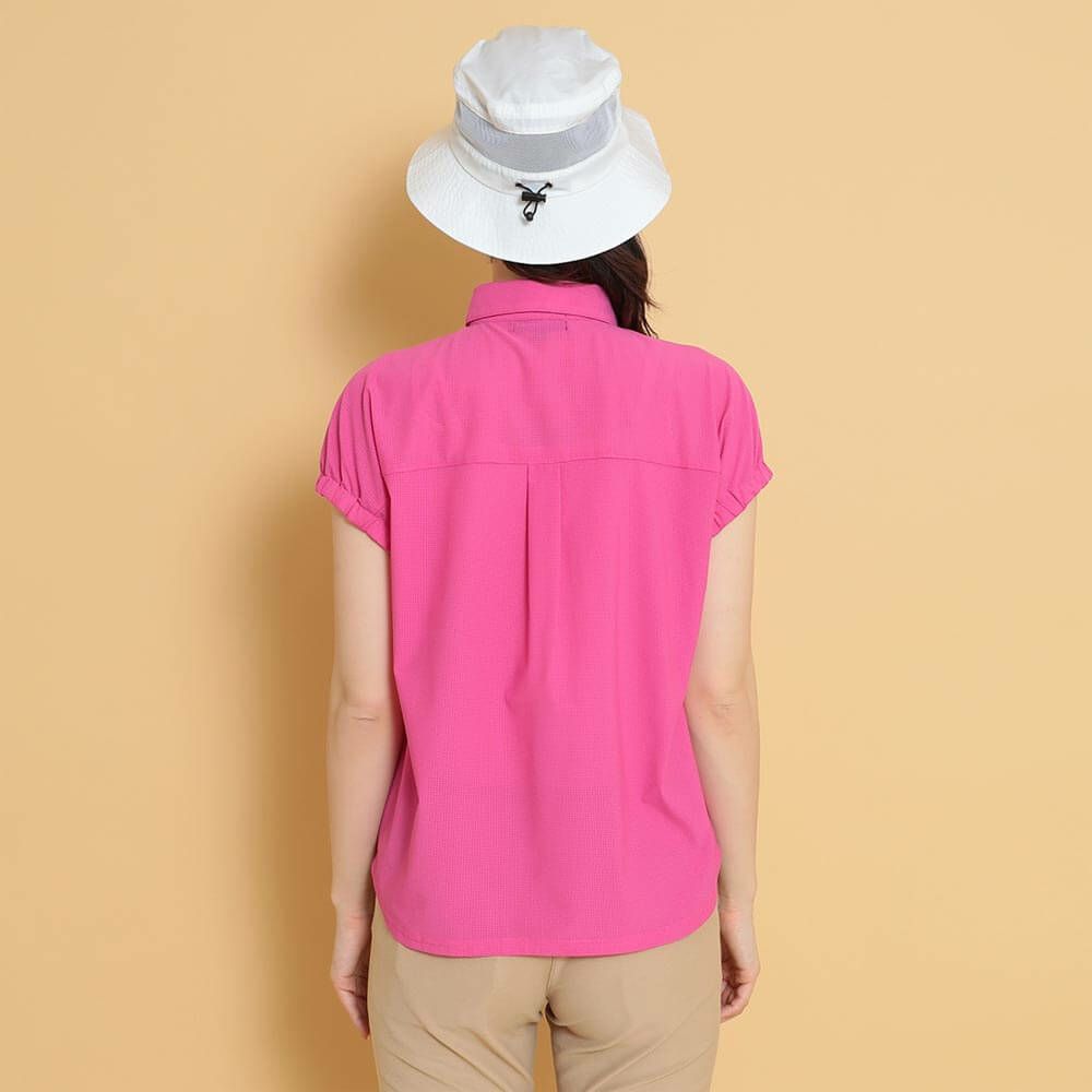 キャロウェイ Callaway　レディース かざあなメッシュ フレンチスリーブ 半袖 ポロシャツ C25134209　2025年モデル 詳細3