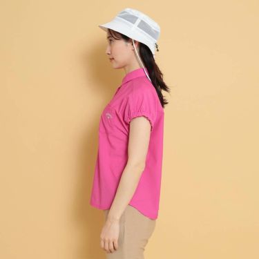 キャロウェイ Callaway　レディース かざあなメッシュ フレンチスリーブ 半袖 ポロシャツ C25134209　2025年モデル 詳細4