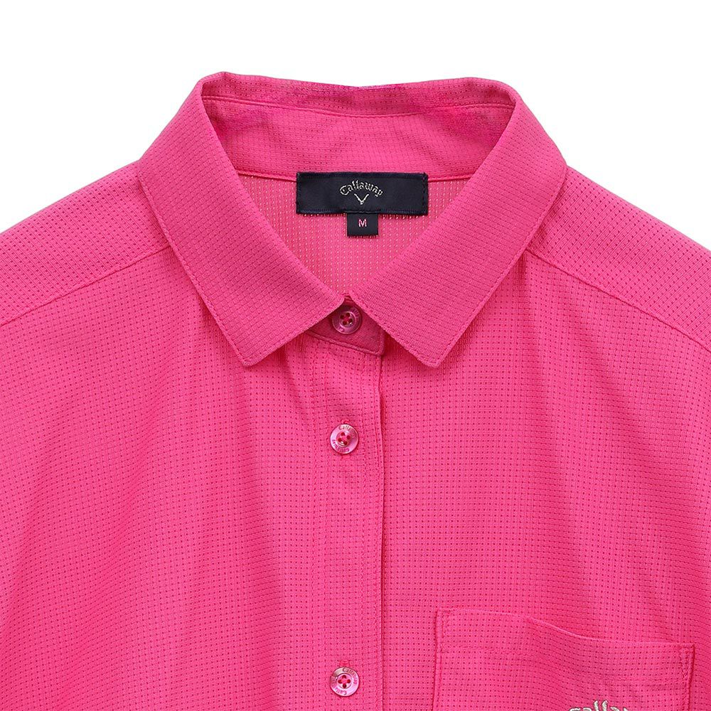 キャロウェイ Callaway　レディース かざあなメッシュ フレンチスリーブ 半袖 ポロシャツ C25134209　2025年モデル 詳細5