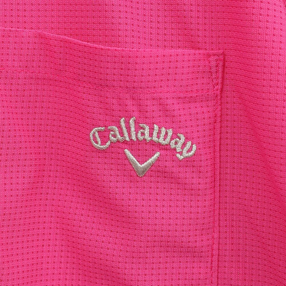 キャロウェイ Callaway　レディース かざあなメッシュ フレンチスリーブ 半袖 ポロシャツ C25134209　2025年モデル 詳細8