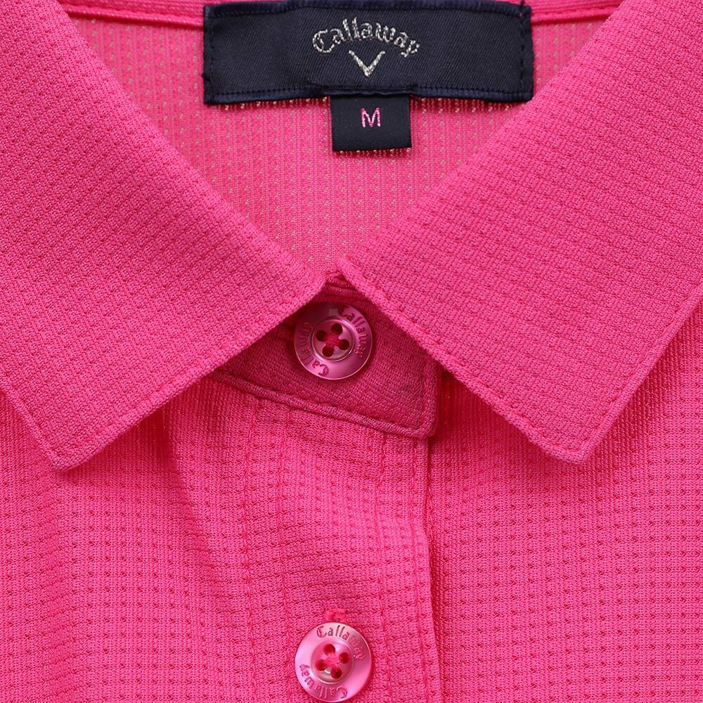 キャロウェイ Callaway　レディース かざあなメッシュ フレンチスリーブ 半袖 ポロシャツ C25134209　2025年モデル 詳細9