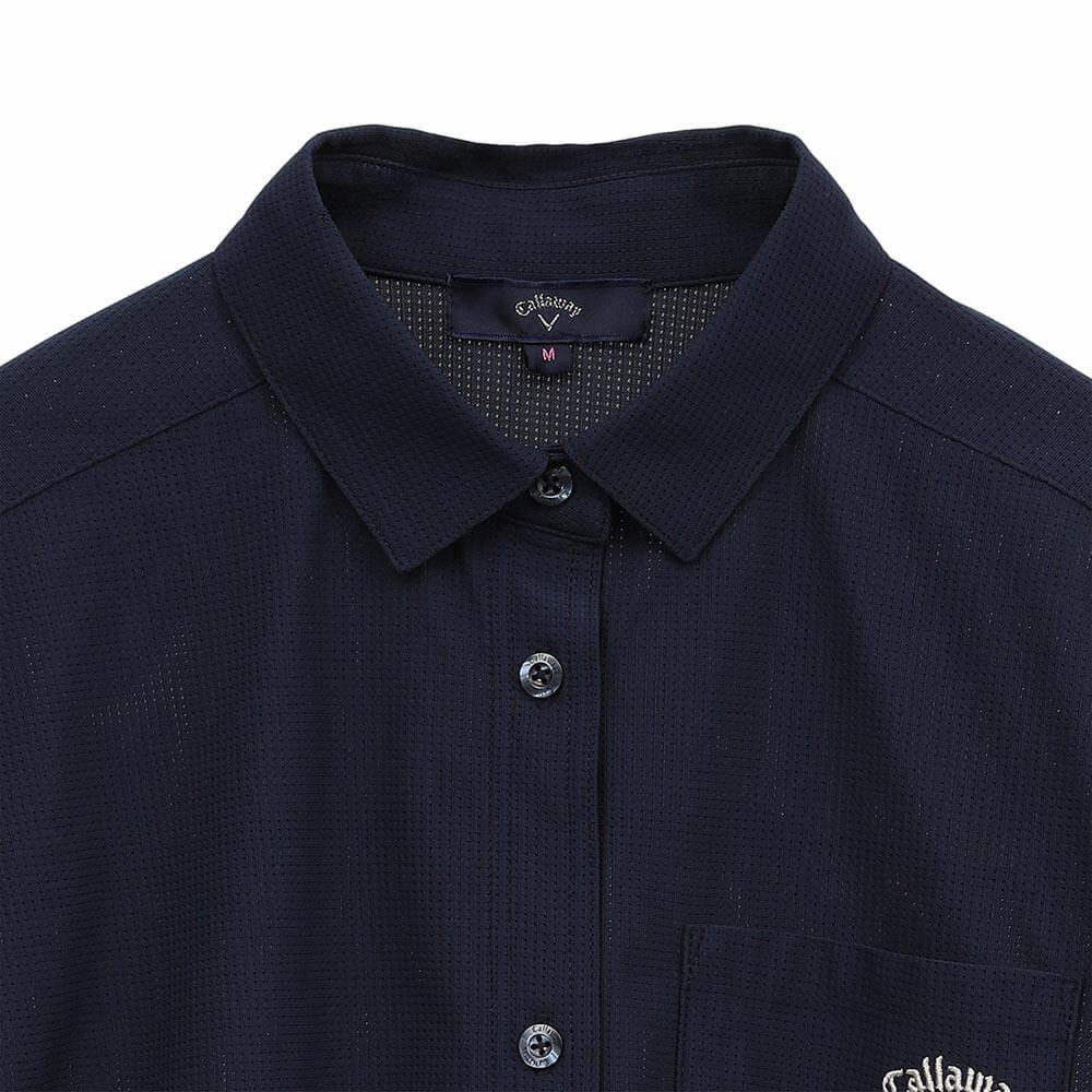 キャロウェイ Callaway　レディース かざあなメッシュ フレンチスリーブ 半袖 ポロシャツ C25134209　2025年モデル 詳細13