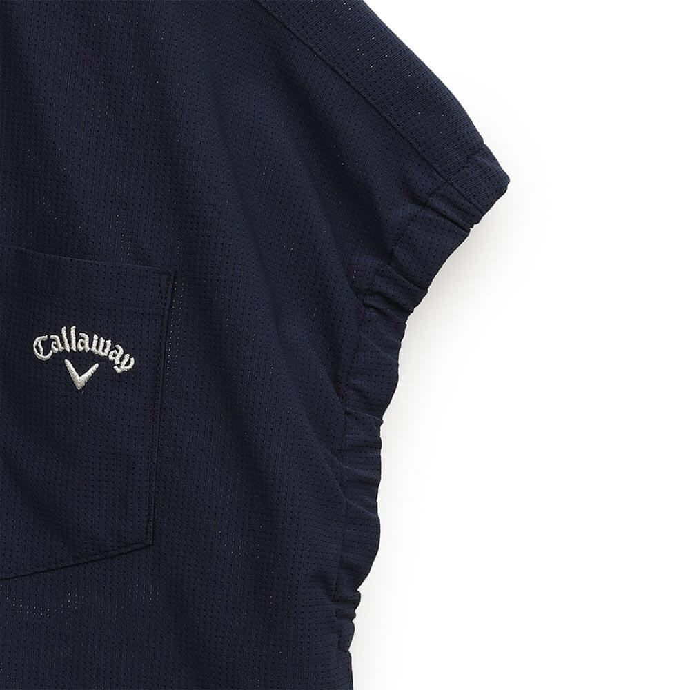 キャロウェイ Callaway　レディース かざあなメッシュ フレンチスリーブ 半袖 ポロシャツ C25134209　2025年モデル 詳細14