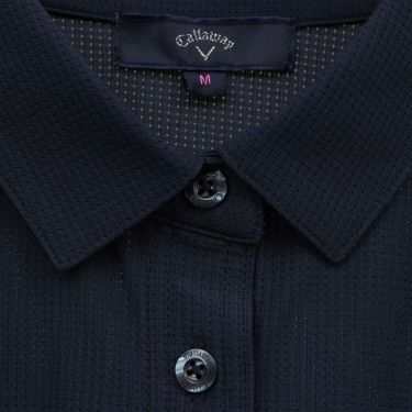 キャロウェイ Callaway　レディース かざあなメッシュ フレンチスリーブ 半袖 ポロシャツ C25134209　2025年モデル 詳細17