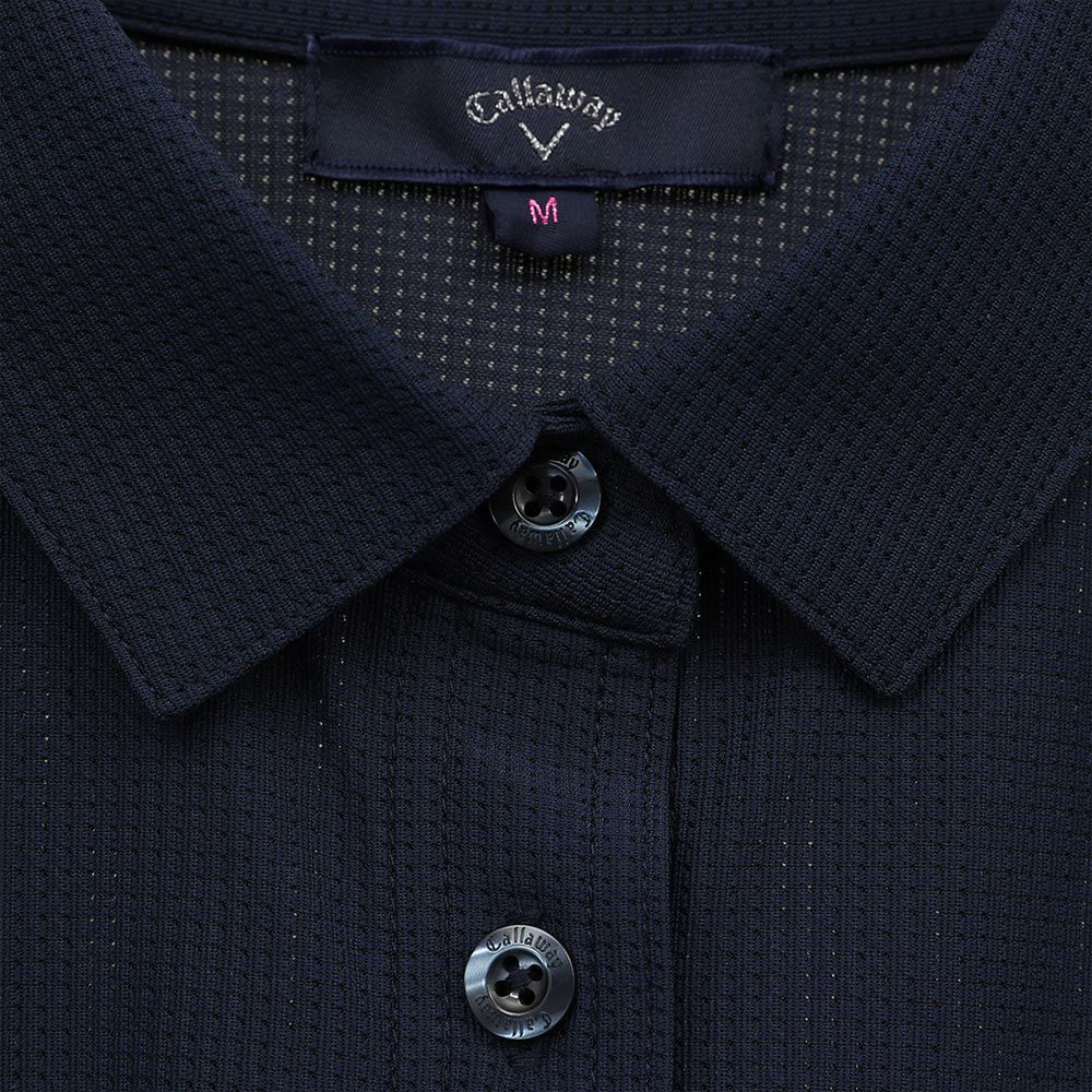 キャロウェイ Callaway　レディース かざあなメッシュ フレンチスリーブ 半袖 ポロシャツ C25134209　2025年モデル 詳細17