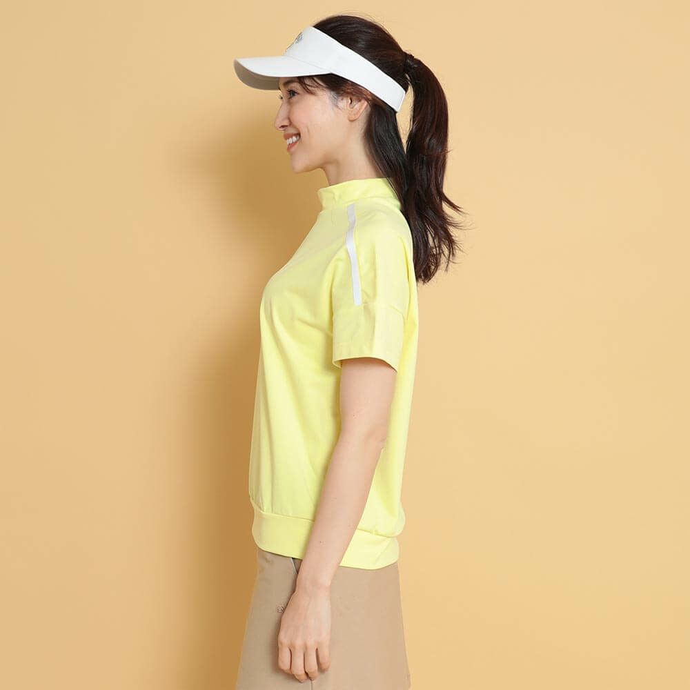 キャロウェイ Callaway　レディース ロゴプリント 配色ライン 半袖 モックネックシャツ C25134213　2025年モデル 詳細10