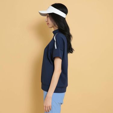 キャロウェイ Callaway　レディース ロゴプリント 配色ライン 半袖 モックネックシャツ C25134213　2025年モデル 詳細16