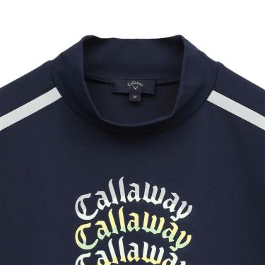 キャロウェイ Callaway　レディース ロゴプリント 配色ライン 半袖 モックネックシャツ C25134213　2025年モデル 詳細17