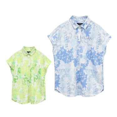 キャロウェイ Callaway　レディース 花柄プリント フレンチスリーブ 半袖 ポロシャツ C25134215　2025年モデル