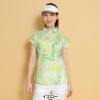 キャロウェイ Callaway　レディース 花柄プリント フレンチスリーブ 半袖 ポロシャツ C25134215　2025年モデル 詳細2