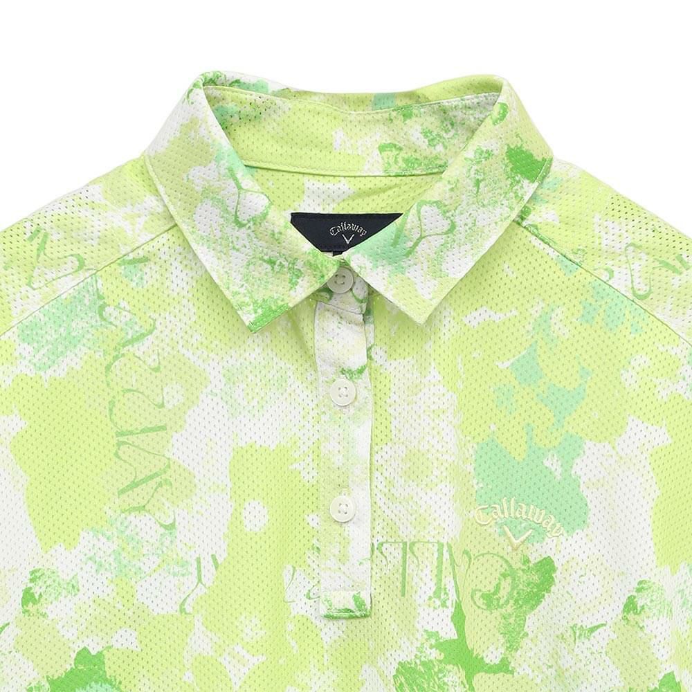 キャロウェイ Callaway　レディース 花柄プリント フレンチスリーブ 半袖 ポロシャツ C25134215　2025年モデル 詳細5
