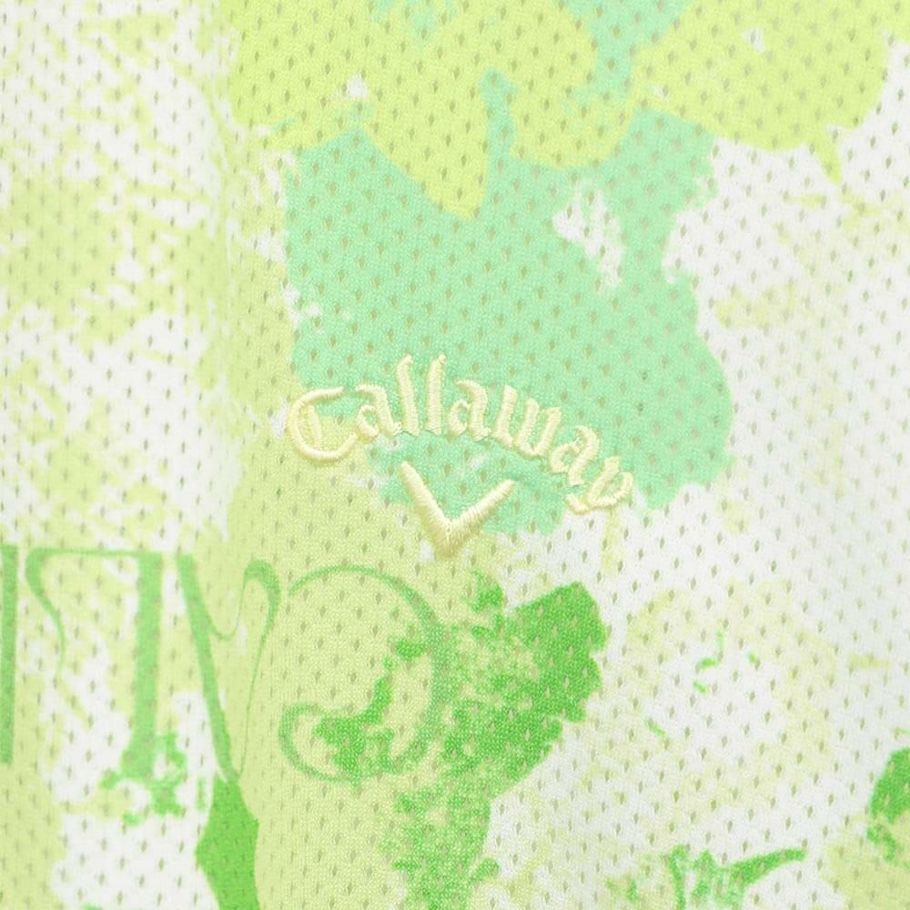 キャロウェイ Callaway　レディース 花柄プリント フレンチスリーブ 半袖 ポロシャツ C25134215　2025年モデル 詳細8